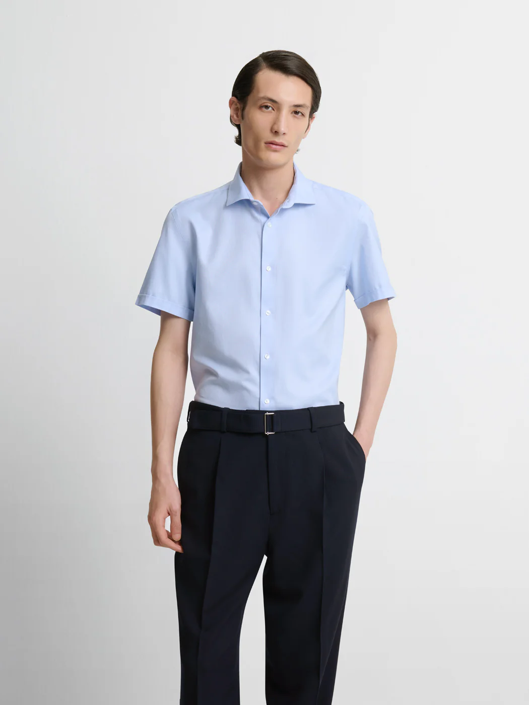 Chemise manches courtes double retors