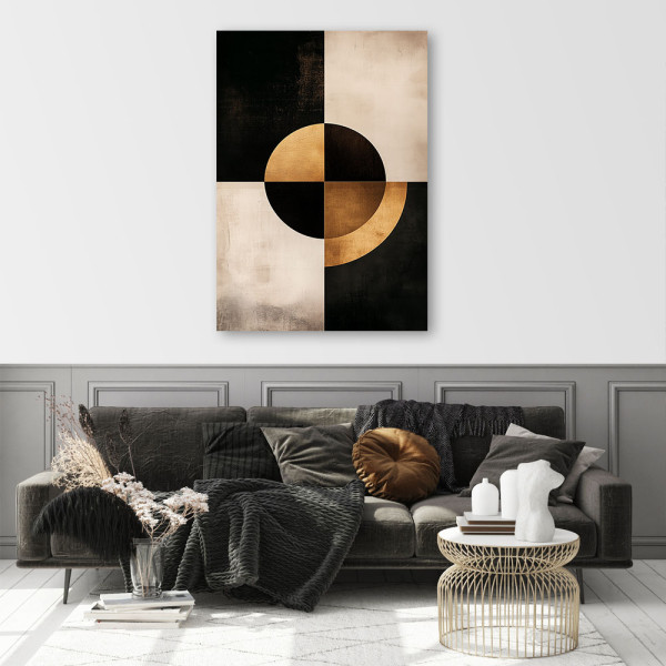 Feeby Obraz na płótnie, Abstrakcyjne koło 40x60
