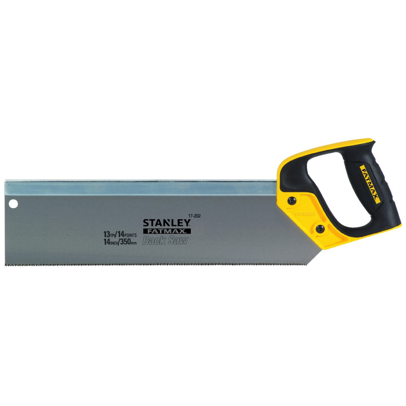 Scie à dos FatMax 13 dents par pouce 350 mm STANLEY