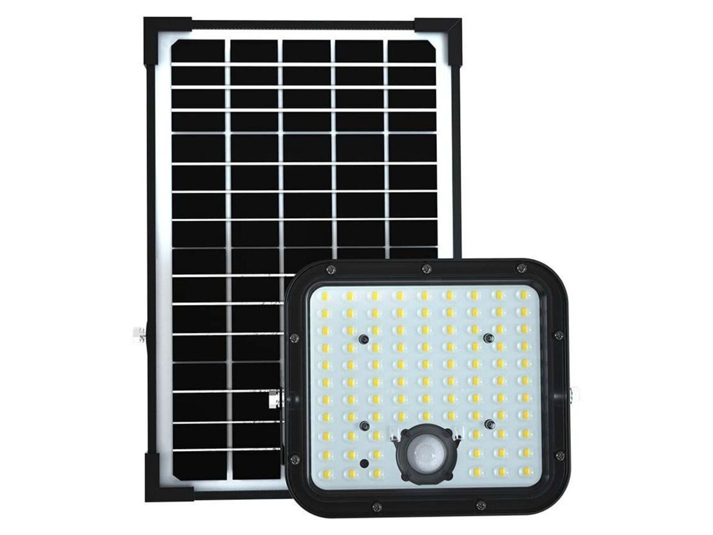 Lampa solarnaVT-432 LED 4000K z tworzywa sztucznego czarna