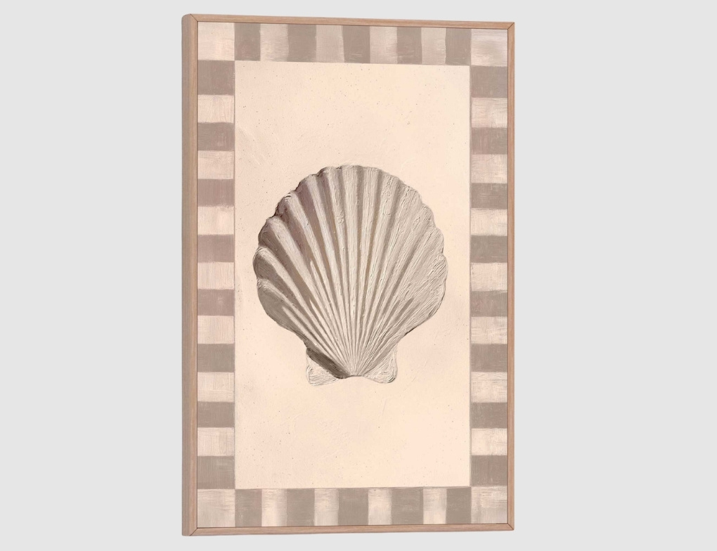 Bild Slim Frame Wood Beautiful Shell 20x30cm
