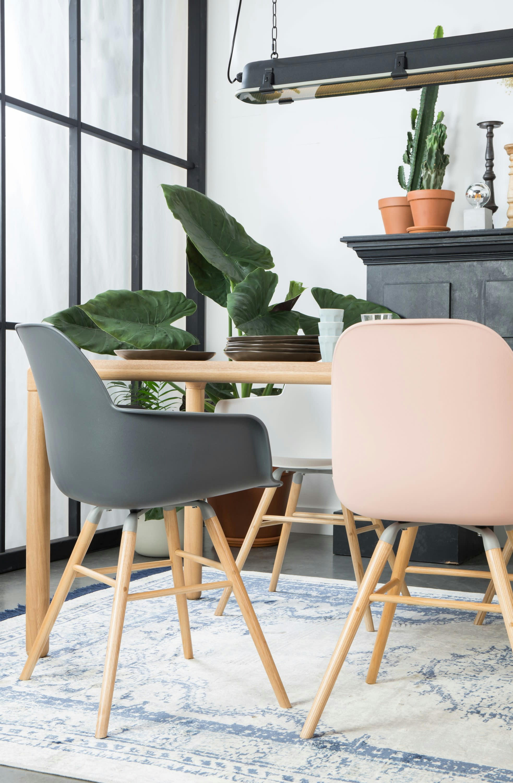 ALBERT KUIP - Fauteuil en polypropylène gris foncé