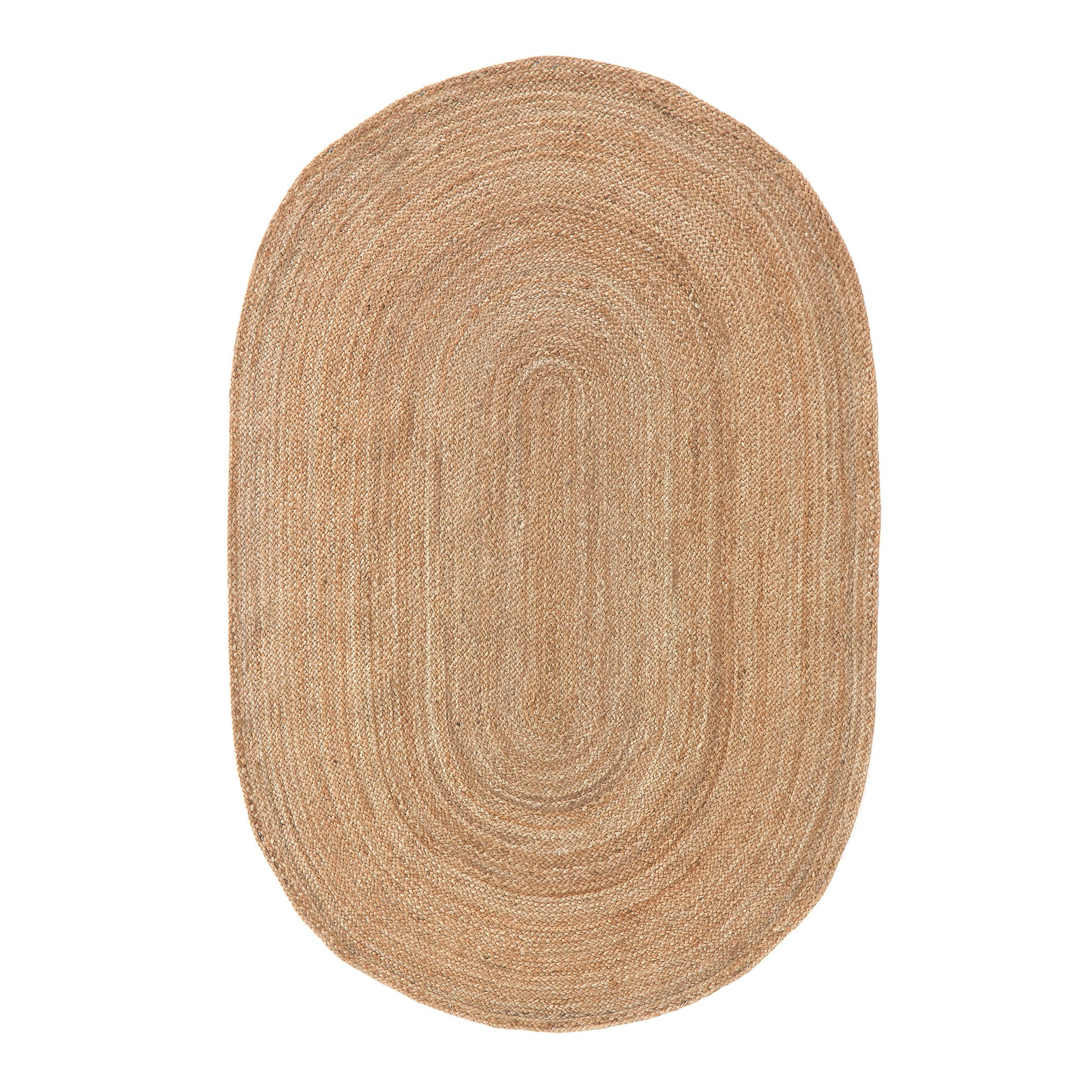 Tapis ovale en jute, Aftas