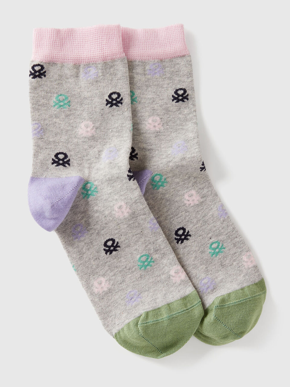 High patterned socks