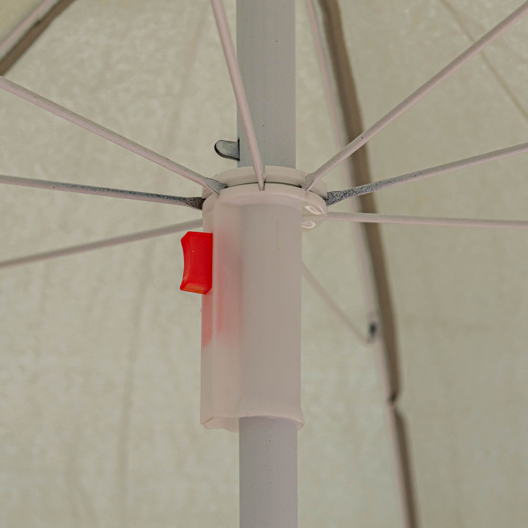 GASSIN - Parasol de plage - vert olivier (D180cm)