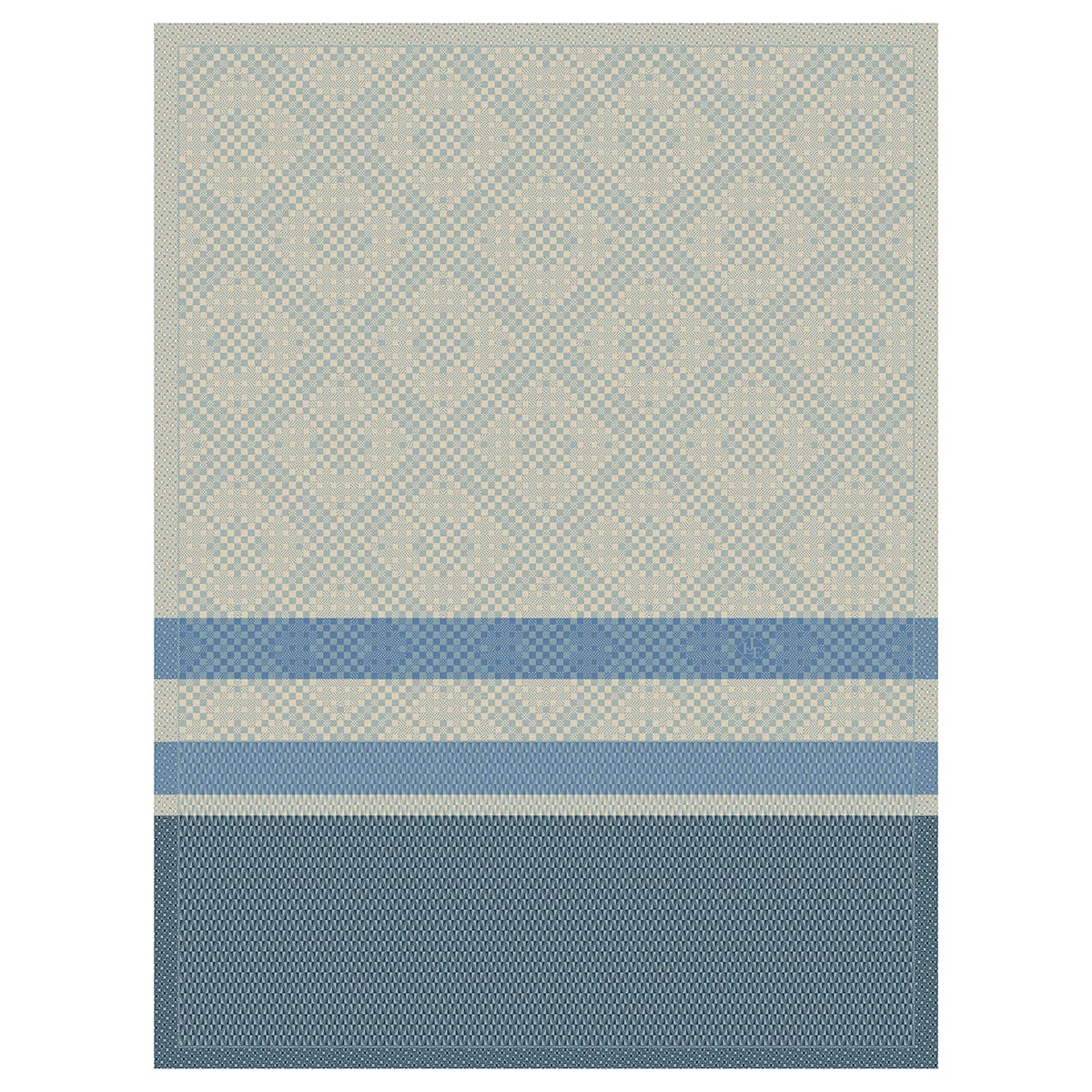 ESSENTIEL GRAPHIQUE - Torchon en coton ciel 60 x 80