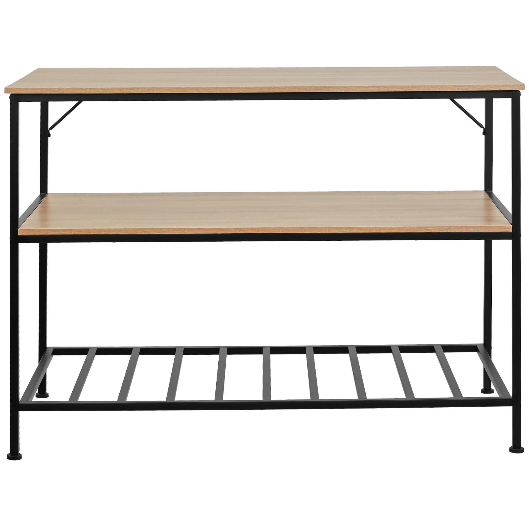 - Étagère de cuisine akeley bois clair industriel - chêne sonoma