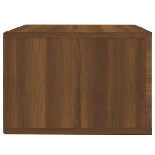NNEVL Wall-mounted Bedside Cabinets 2 pcs Brown Oak 50x36x25 cm