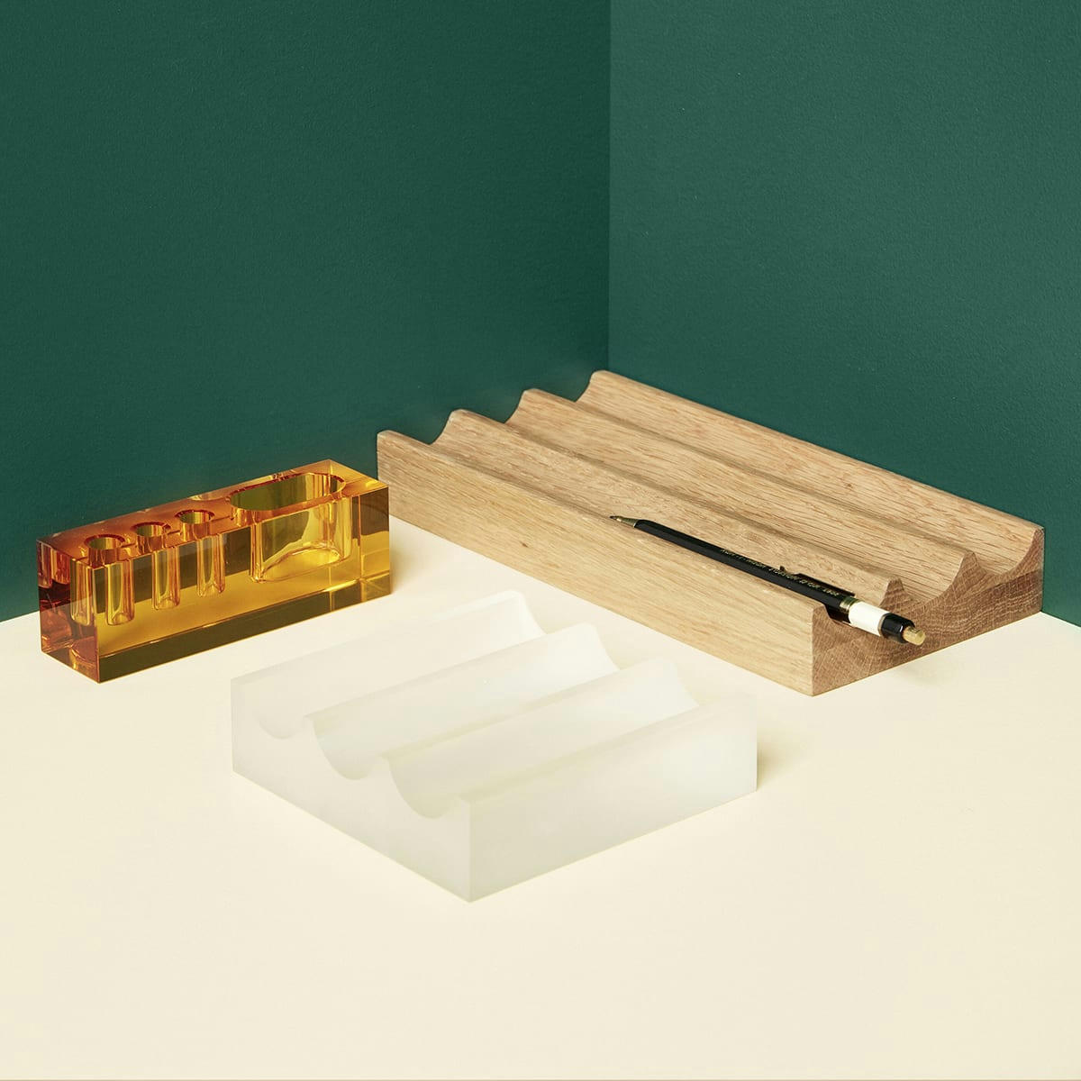 WAVE - Organisateur de bureau en chêne