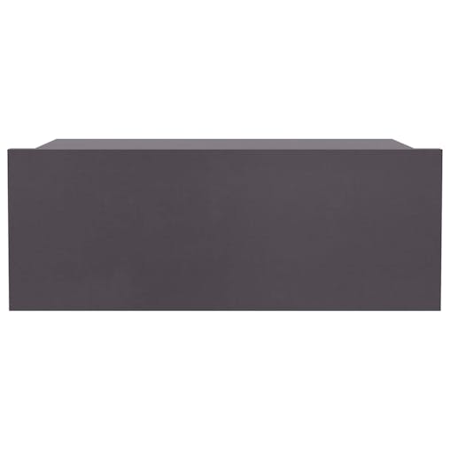 NNEVL Floating Nightstands 2 pcs Grey 40x30x15 cm Chipboard