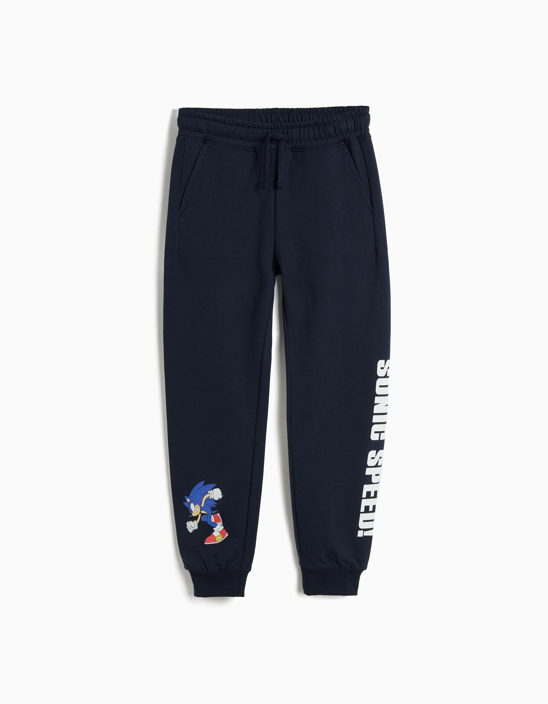 Calças Jogging 'Sonic', Menino, Azul Escuro