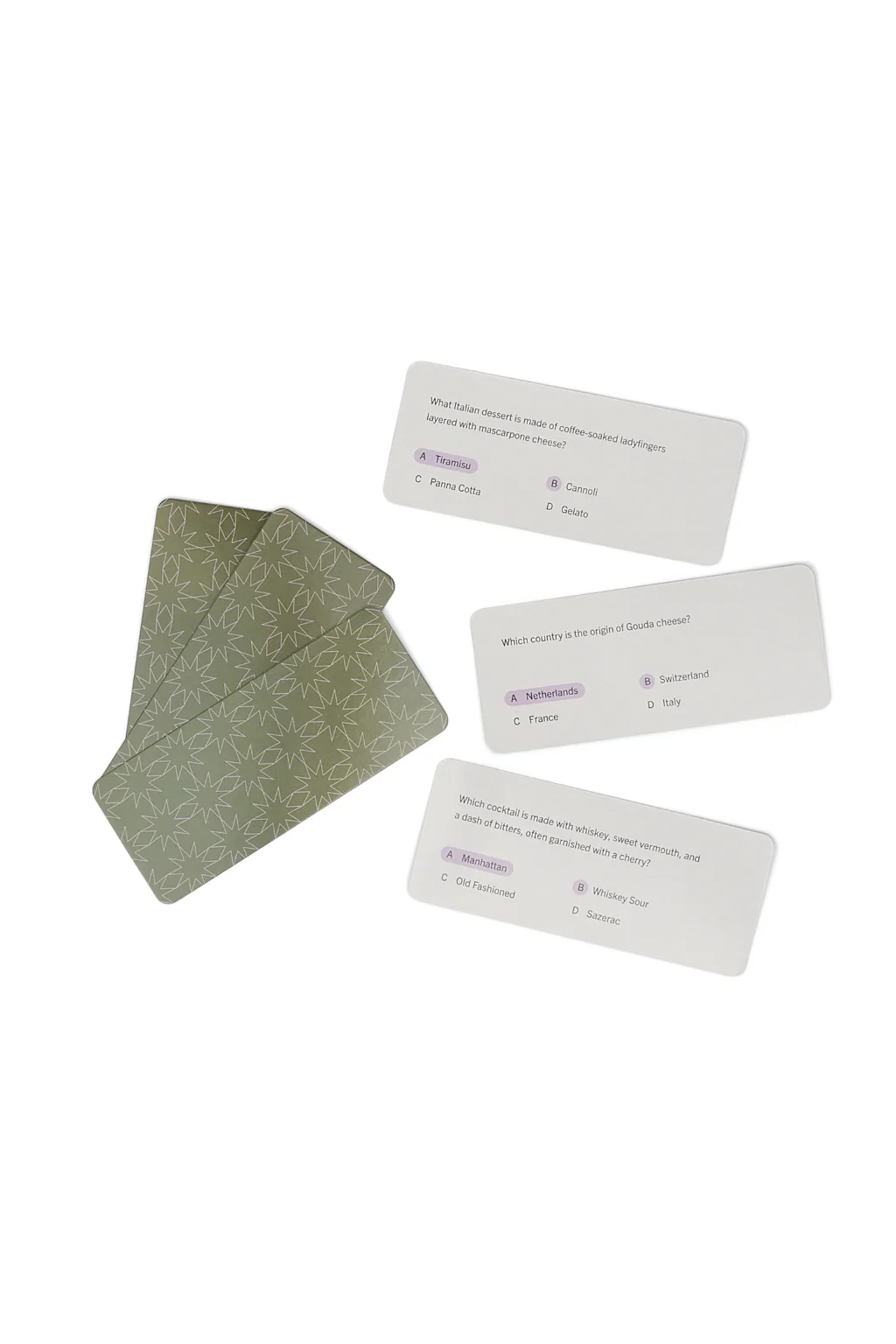 Cocktail Hour Trivia Cards