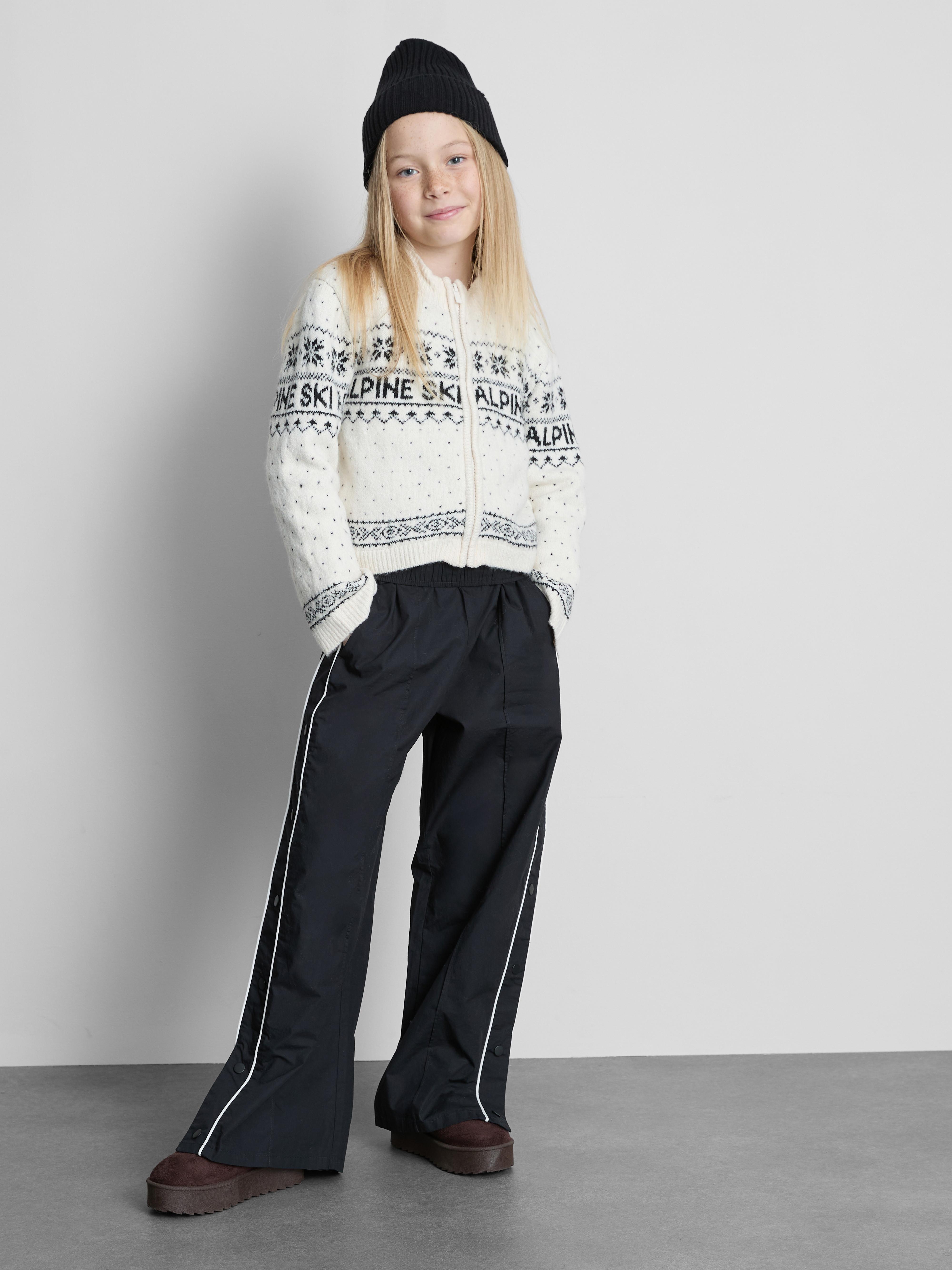 7-15yrs | Fair Isle Zip-Up Cardigan