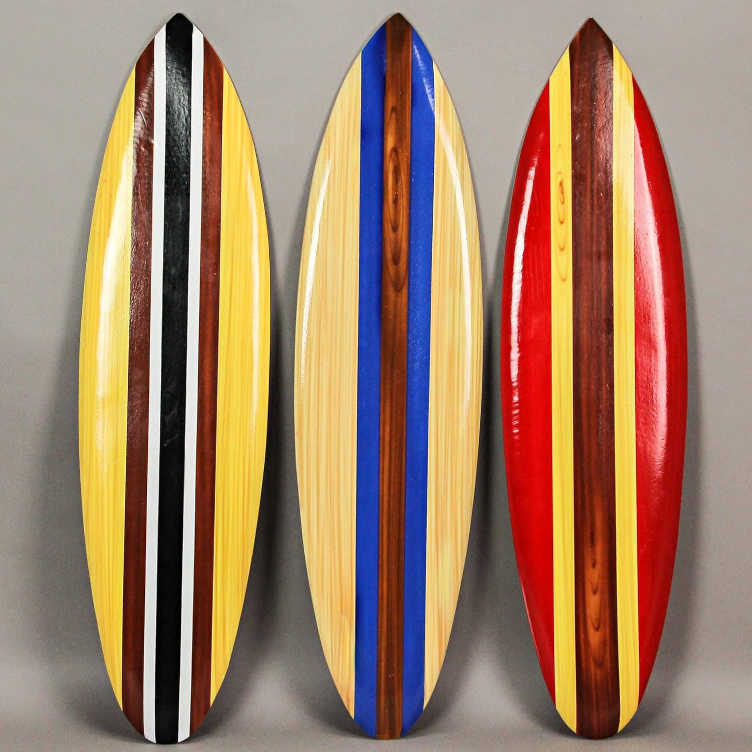 32 Inch Wooden Surfboard Decorative Wall Hanging Beach Decor