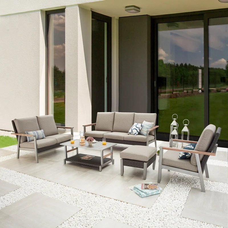 Patio Festival Thermal Transfer 5-Piece Outdoor Conversation Set