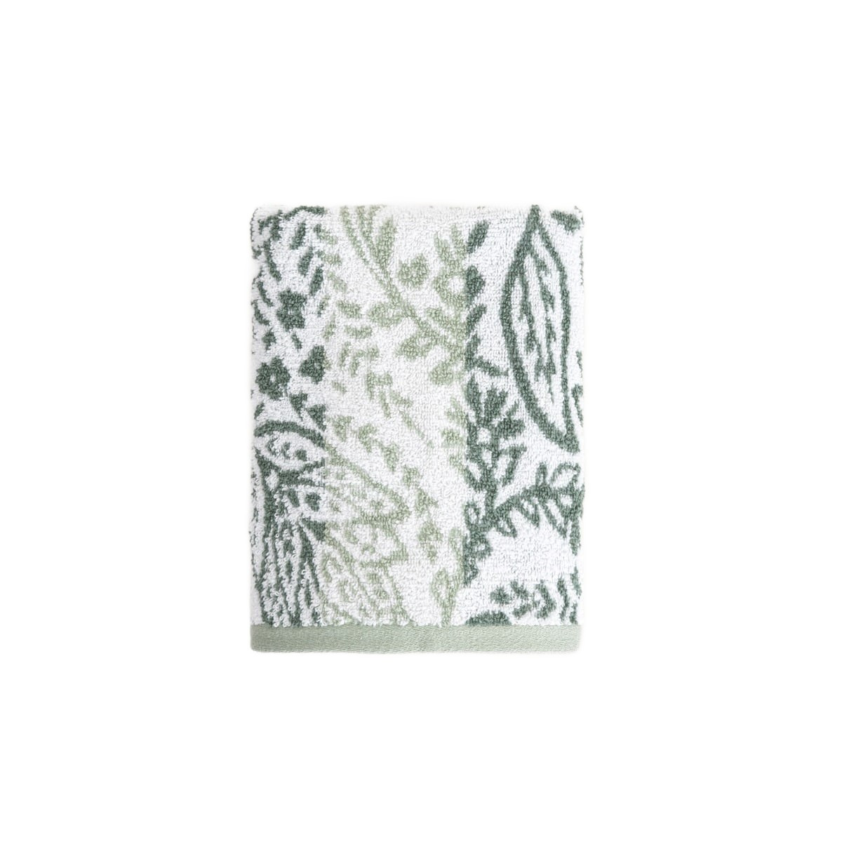 Ręcznik RONU pistacjowy wzorzysty 50x90 cm HOMLA