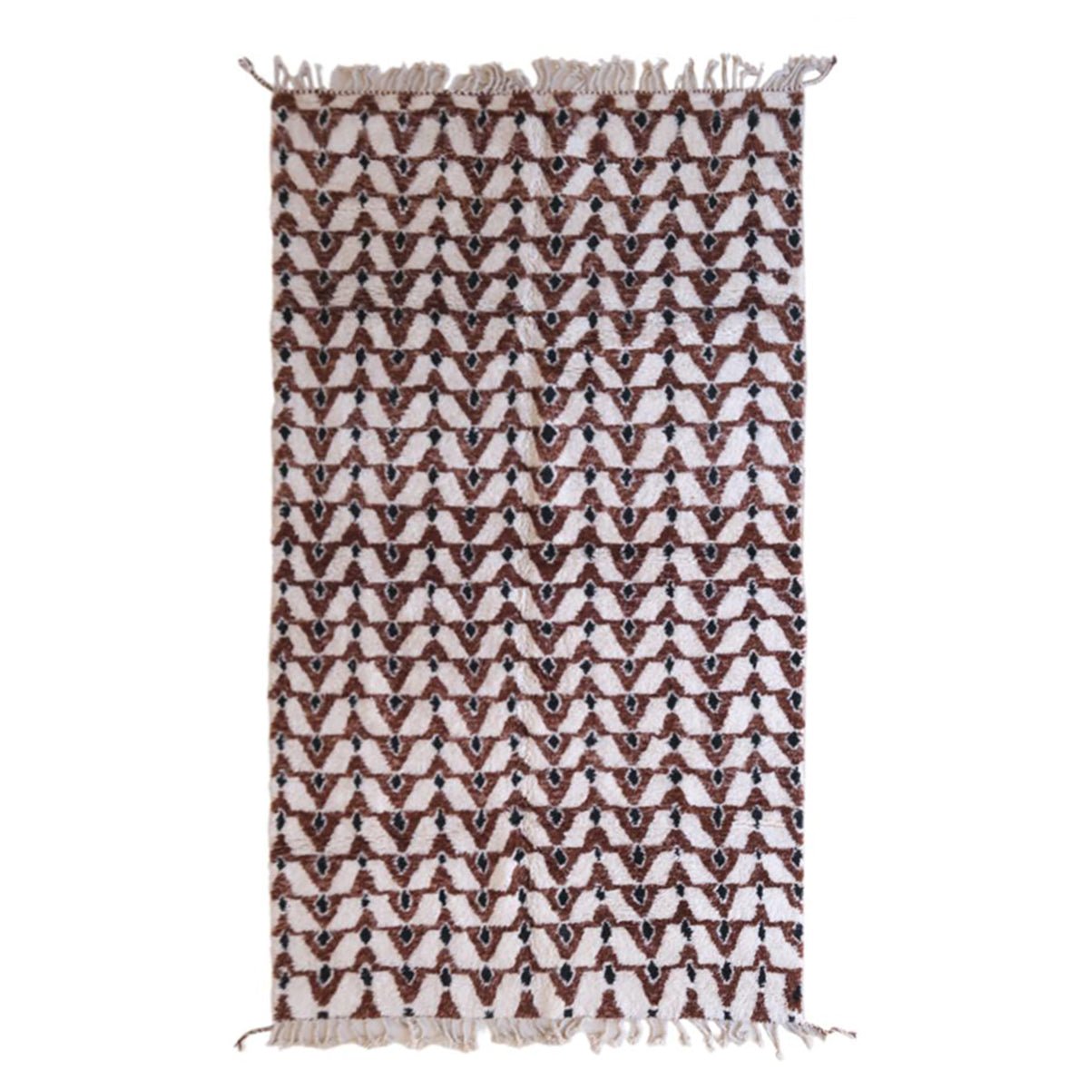 AFK Living vloerkleed Berber - handgemaakt - Wol - 120 cm x 170 cm