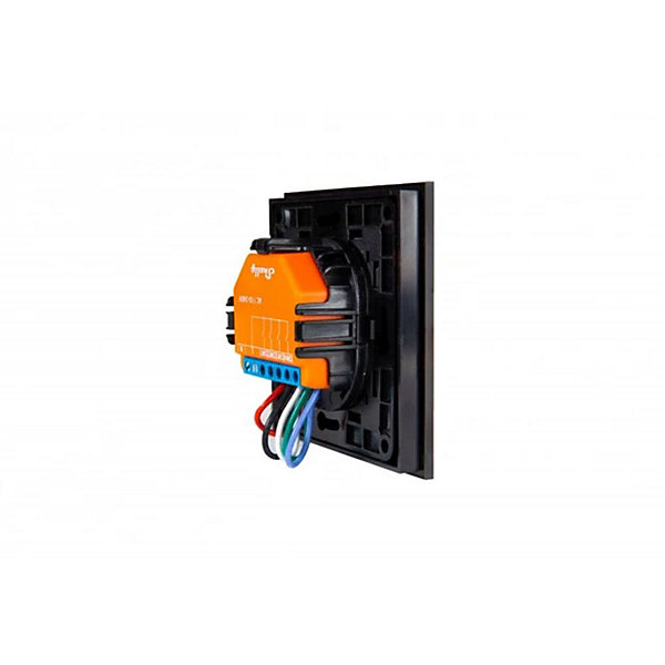 Interrupteur Mural Quadruple Noir Shellywallswitch4buttonb - Shelly