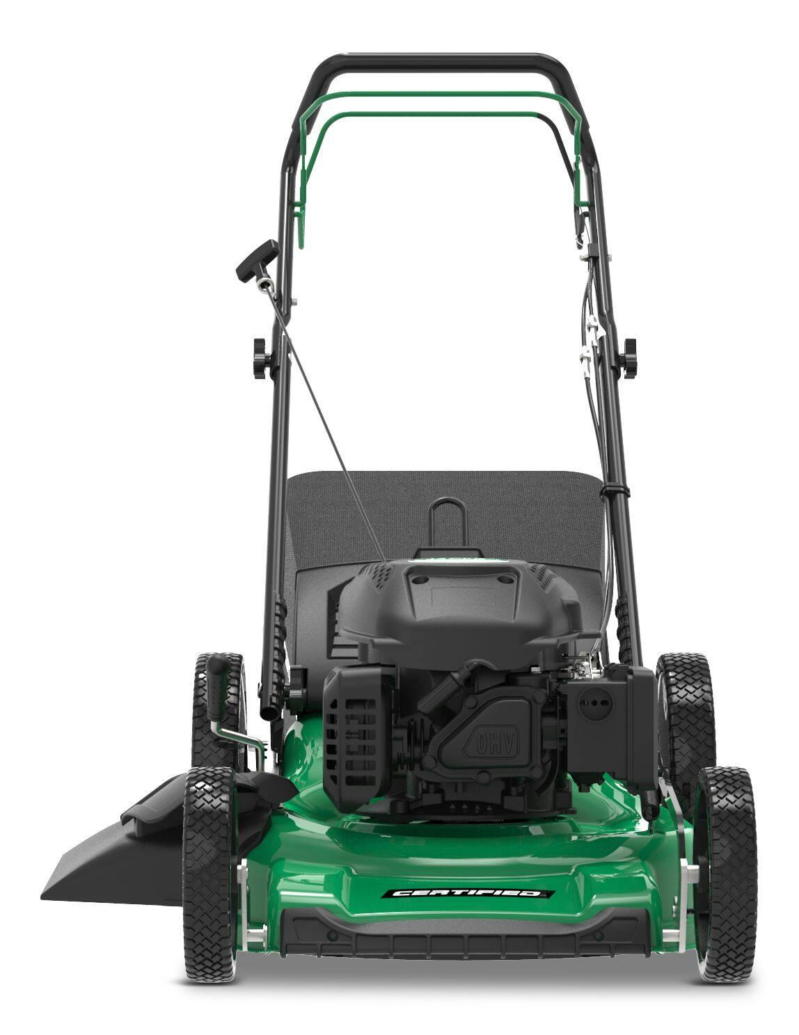 Certified 3-in-1 174cc Gas Engine RWD Walk Behind Self-Propelled Lawn Mower, 22-in