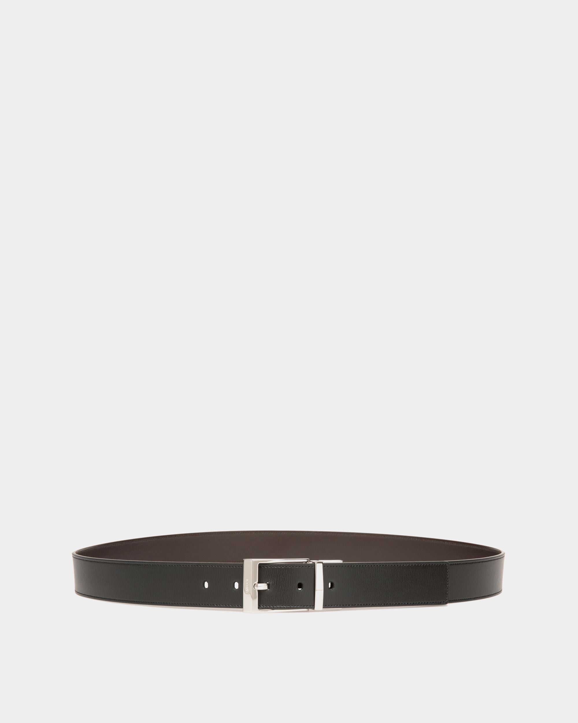 Shiffie 35 mm Verstellbarer Wendegürtel Aus Leder In Schwarz Und Braun