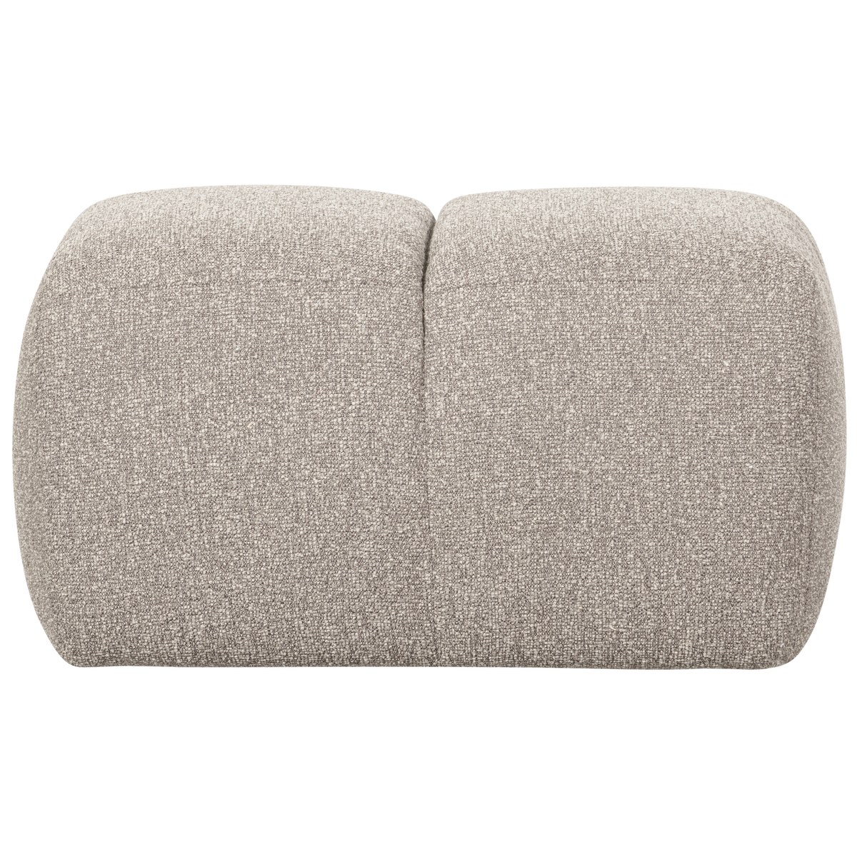 WOOOD poef Mojo - Bouclé - Beige Melange - 80x60x45