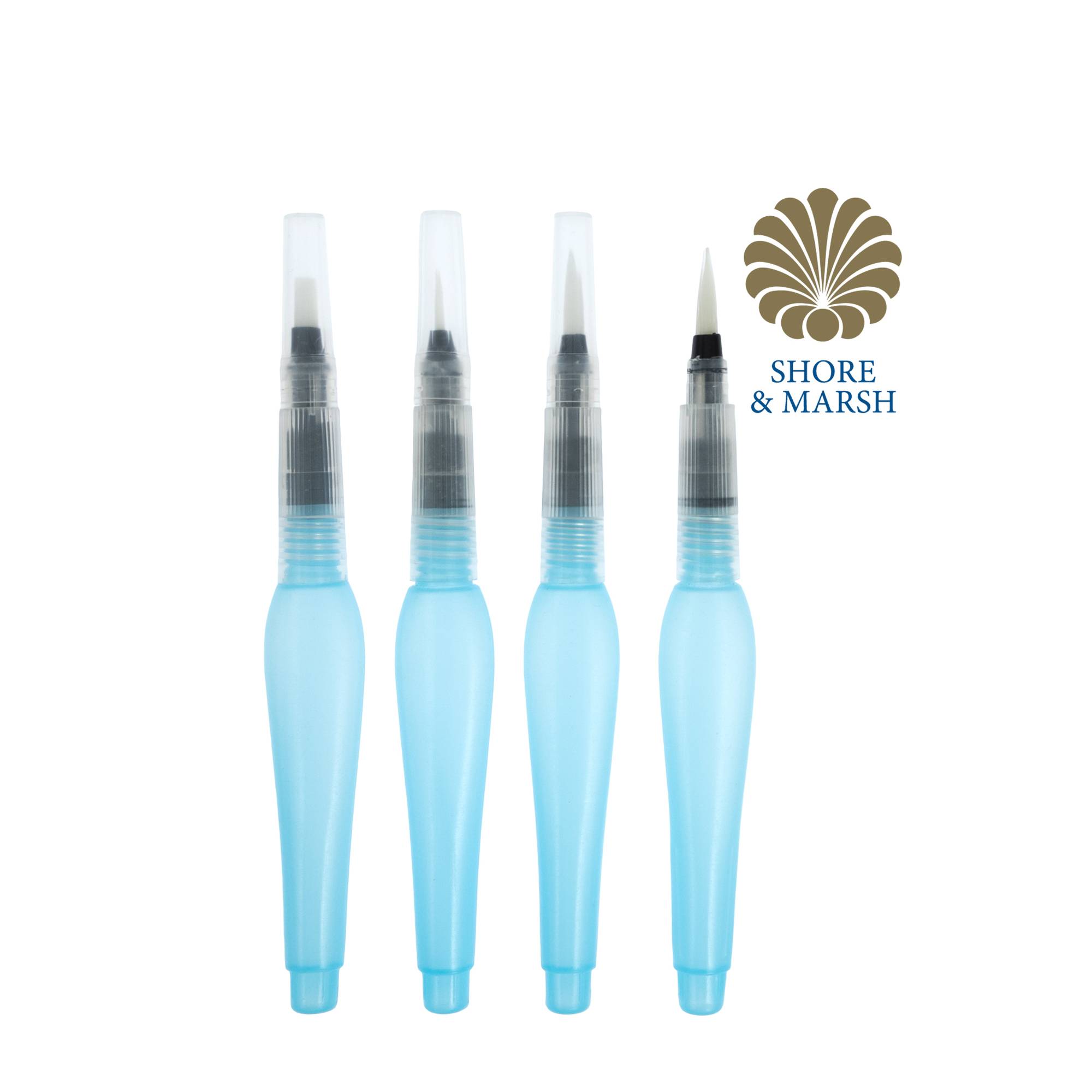 Shore & Marsh Water Brush Set 4 Pack