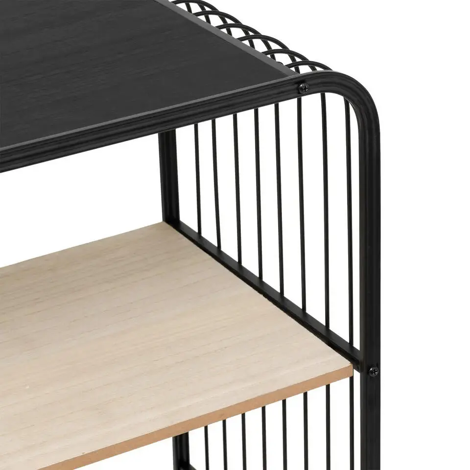 5Five Opbergrekje 4 laags met planken - metaal - 55 x 28 x 96 cm