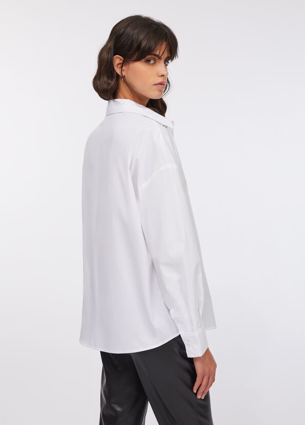 Camicia con ricami gioiello