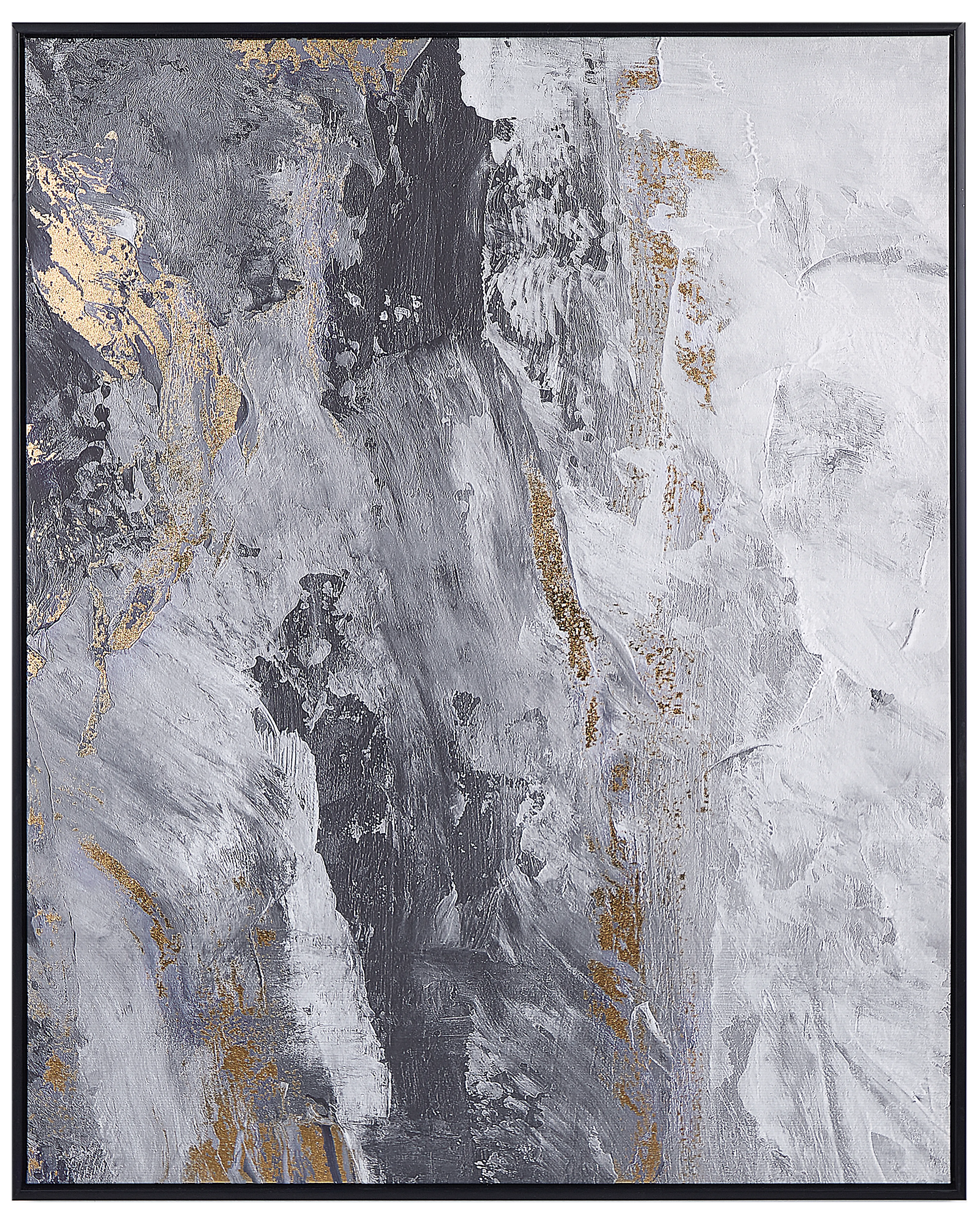 Canvas JESI Abstract Motif 83 x 103 cm Grey