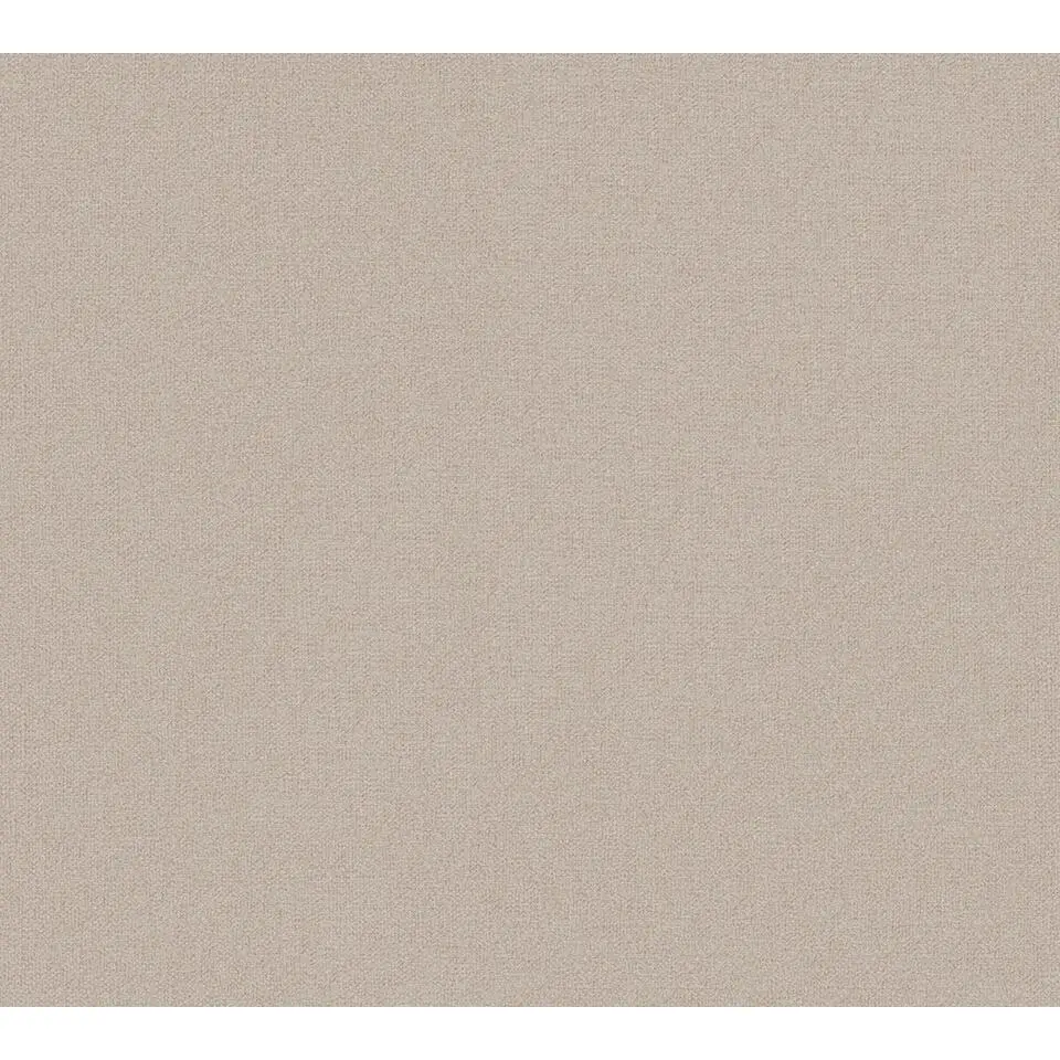 A.S. Cr&eacute;ation behang stof look bruin en beige - 53 cm x 10.05 m