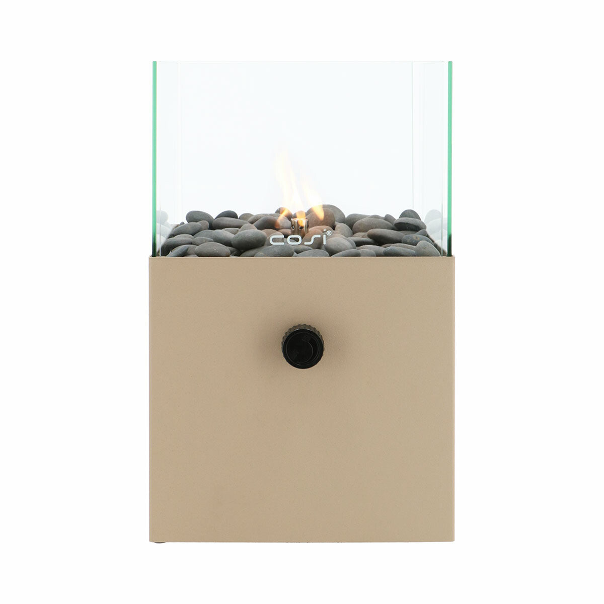 Cosi Firessfeerhaardje Cosiscoop Square - Sandy Beige - 20x20x32,5 cm