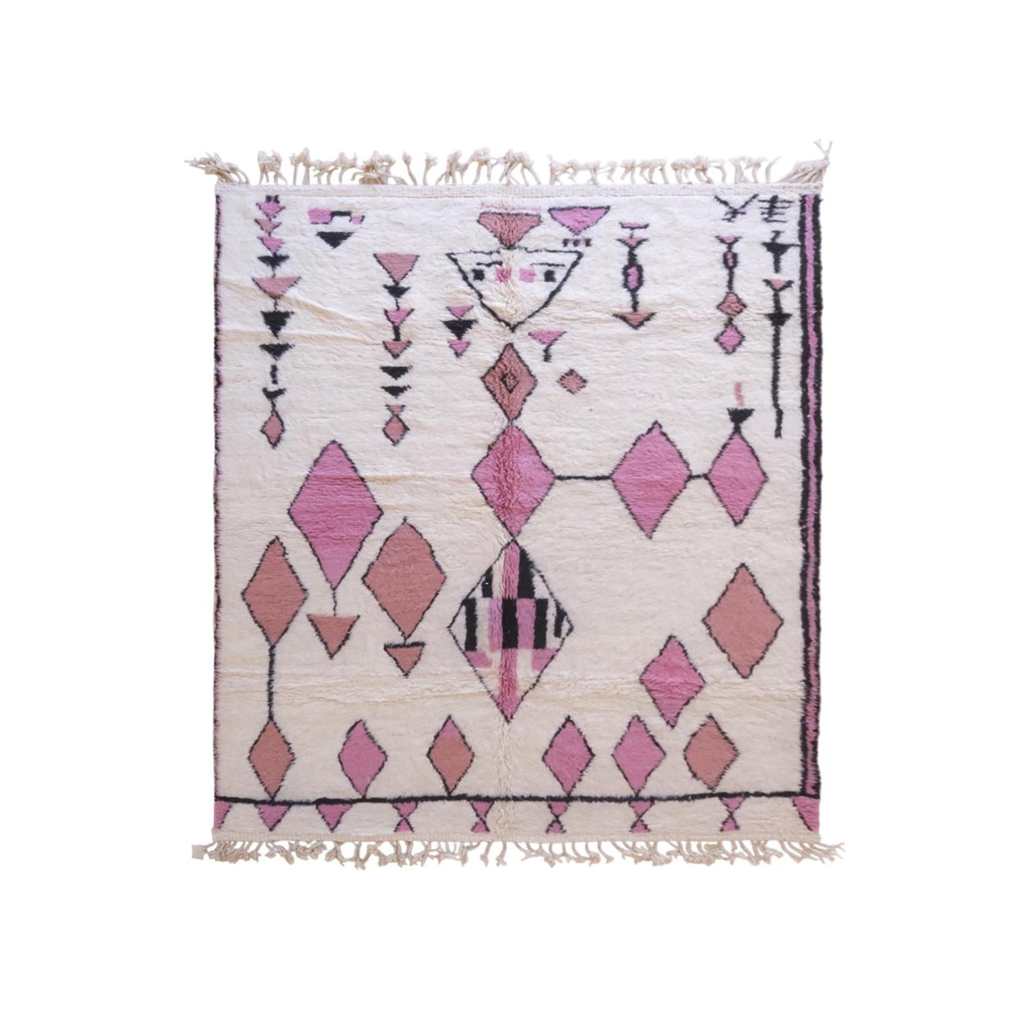 AFK Living vloerkleed Berber - handgemaakt - Wol - 140 cm x 200 cm