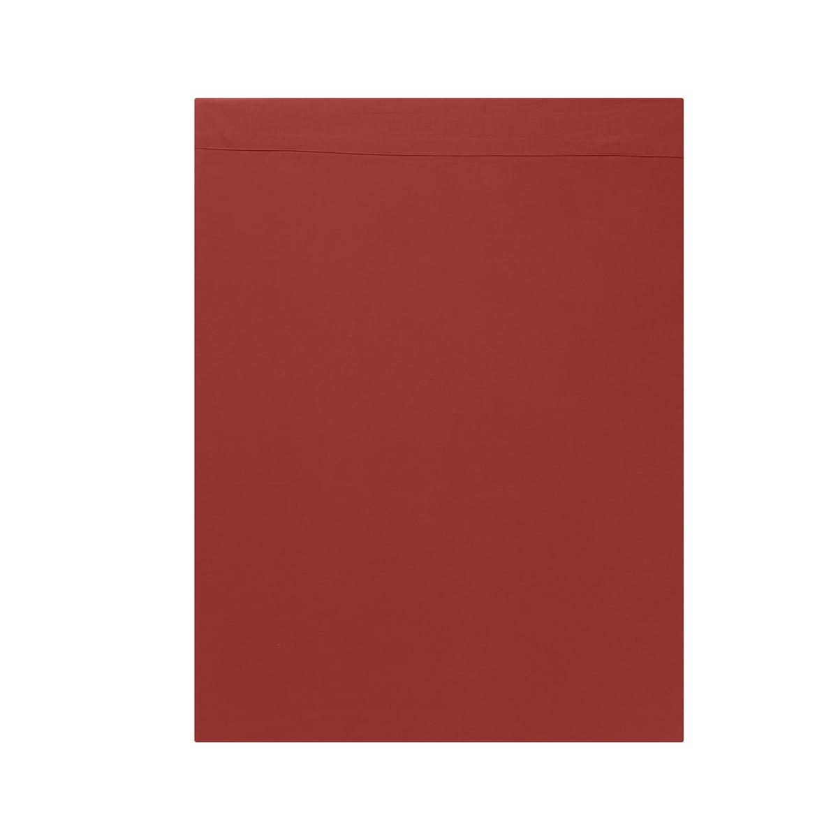 STUDIO - Drap plat   Coton Rouge 180x290 cm - DODO