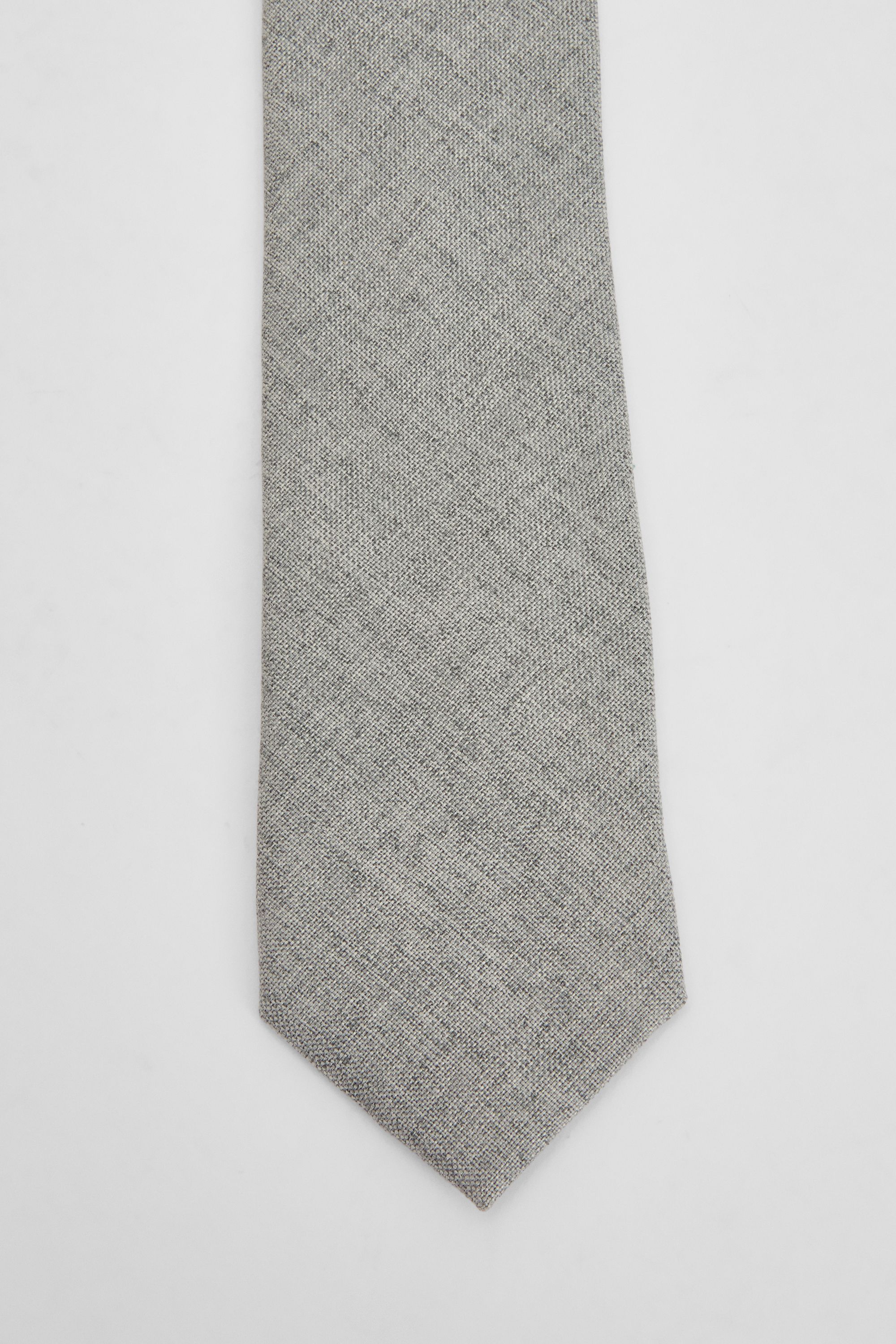 Burton Green Linen Look Tie