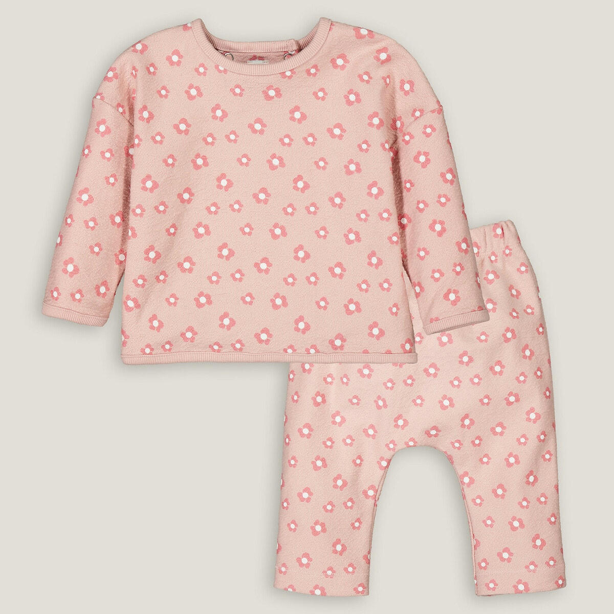 Ensemble bébé 2 pièces molleton texturé