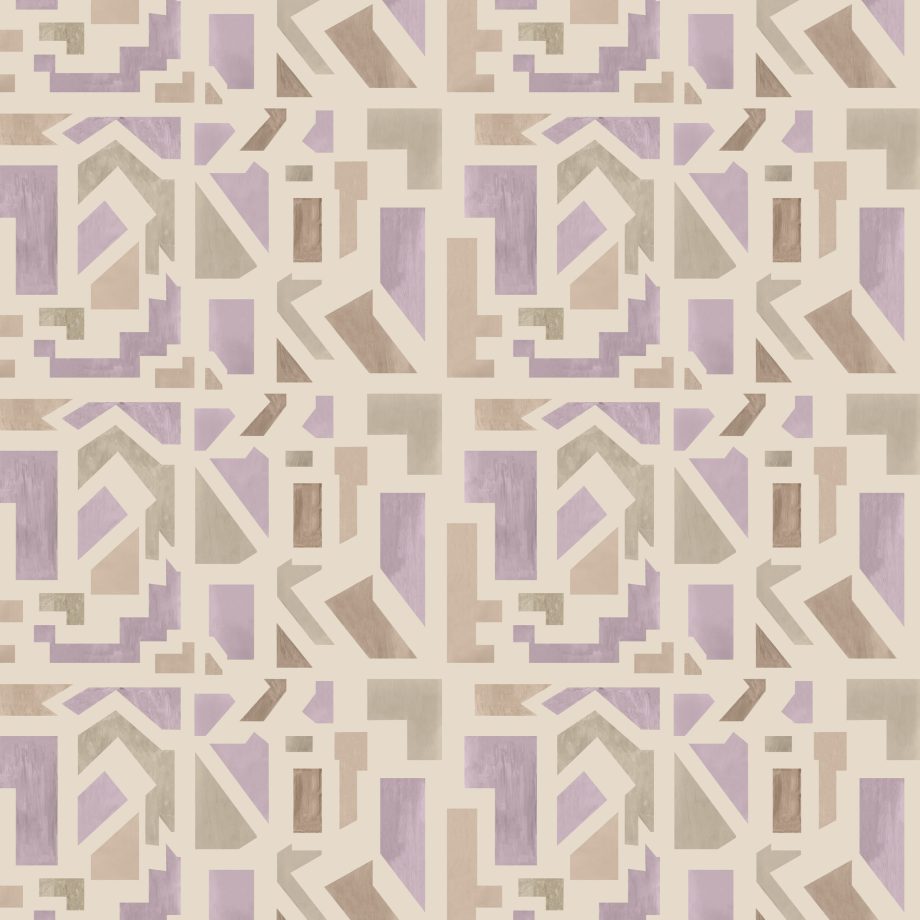 Catchii Behang Lines network Lilac