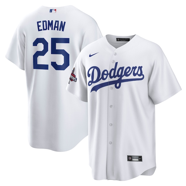 Tommy Edman Los Angeles Dodgers Nike 2024 World Series Champions Home Replica Player Jersey - White