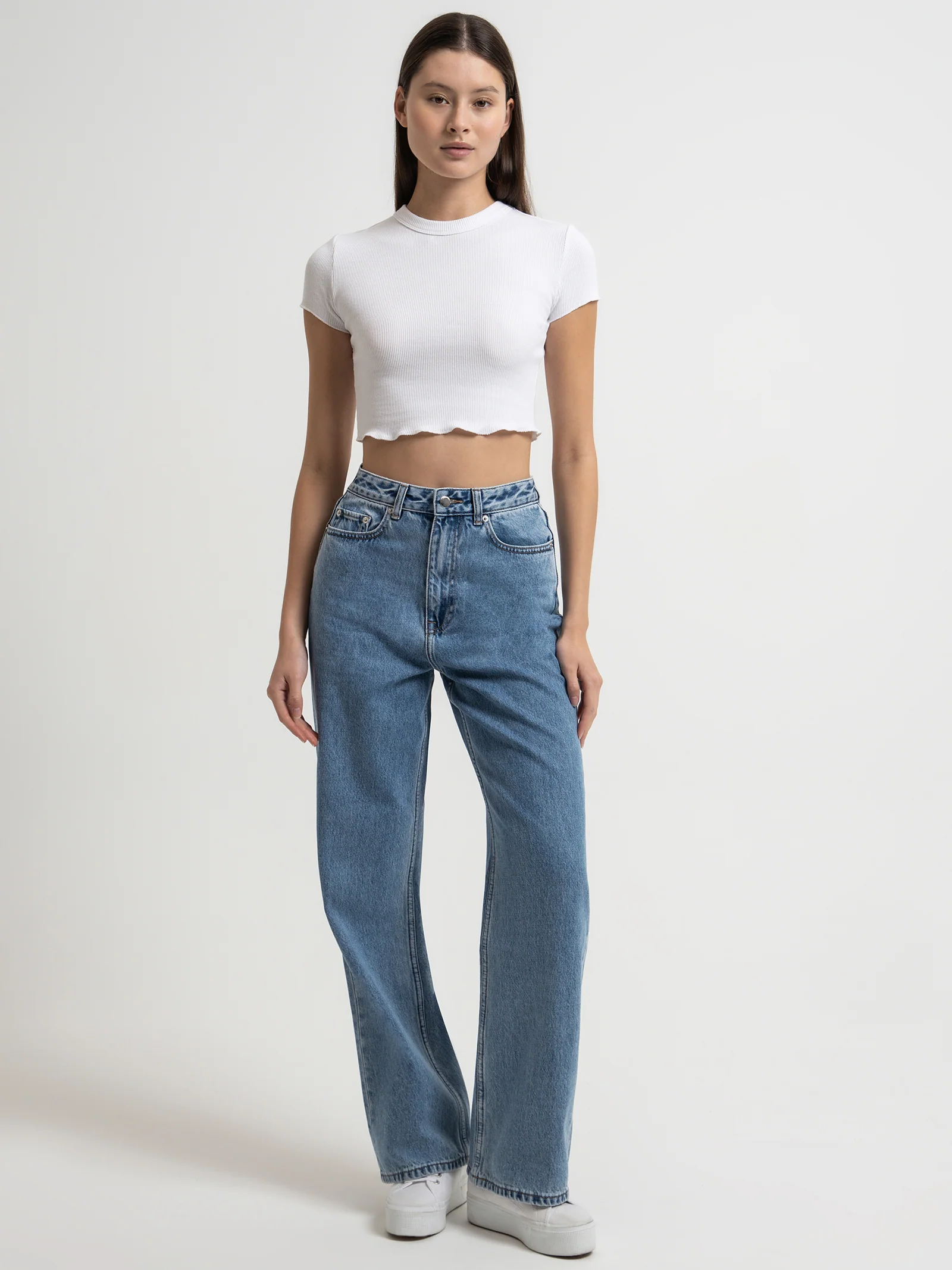 Organic Wide Leg Jeans