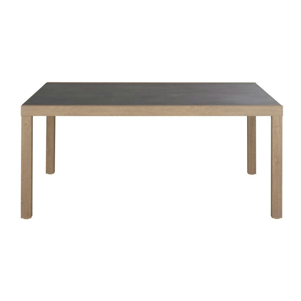Digby - Table de jardin extensible en composite imitation béton 6/10 personnes L165/260