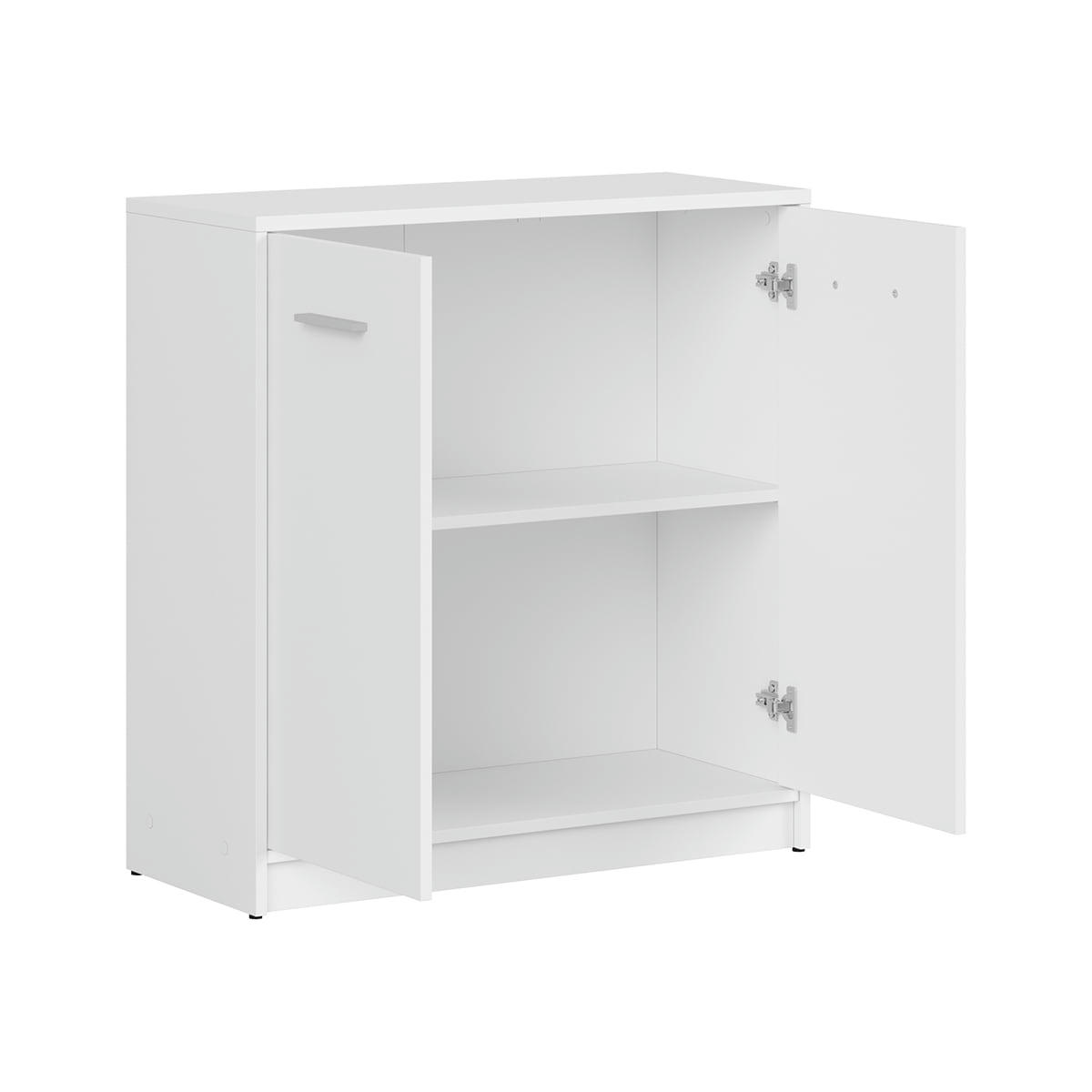 - Buffet 2 portes stratifiés blanc