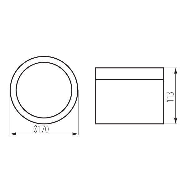 Spot okrągły biały TIBERI LED 20W biały neutralny IP54 Kanlux