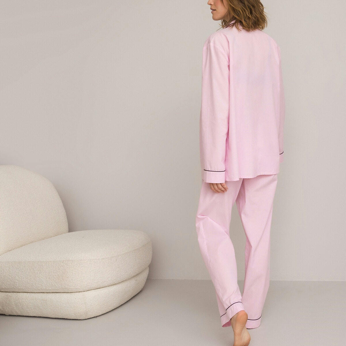 Pyjama forme grand-père en chambray