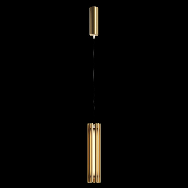 Lampa wisząca SONATA mosiężno-złota LED 1x12W Ciepła biel 330lm Maytoni