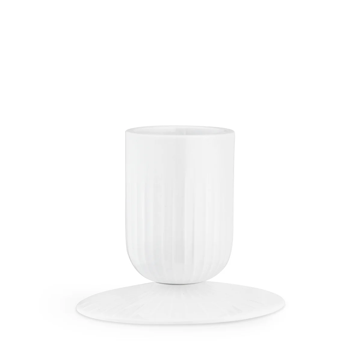 Kähler Design - Hammershøi Blockkerzenhalter, Ø 5 cm, weiß