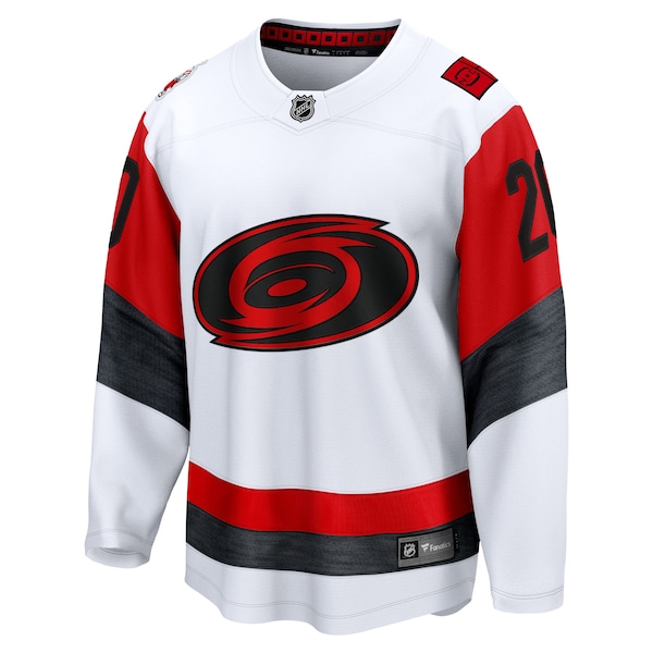 Sebastian Aho Carolina Hurricanes  Away Breakaway Jersey - White