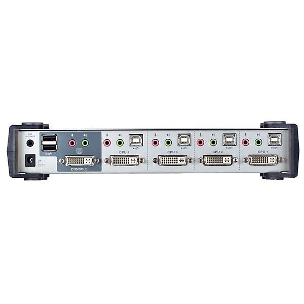 Commutateur KVM DVI 4 ordinateurs ATEN