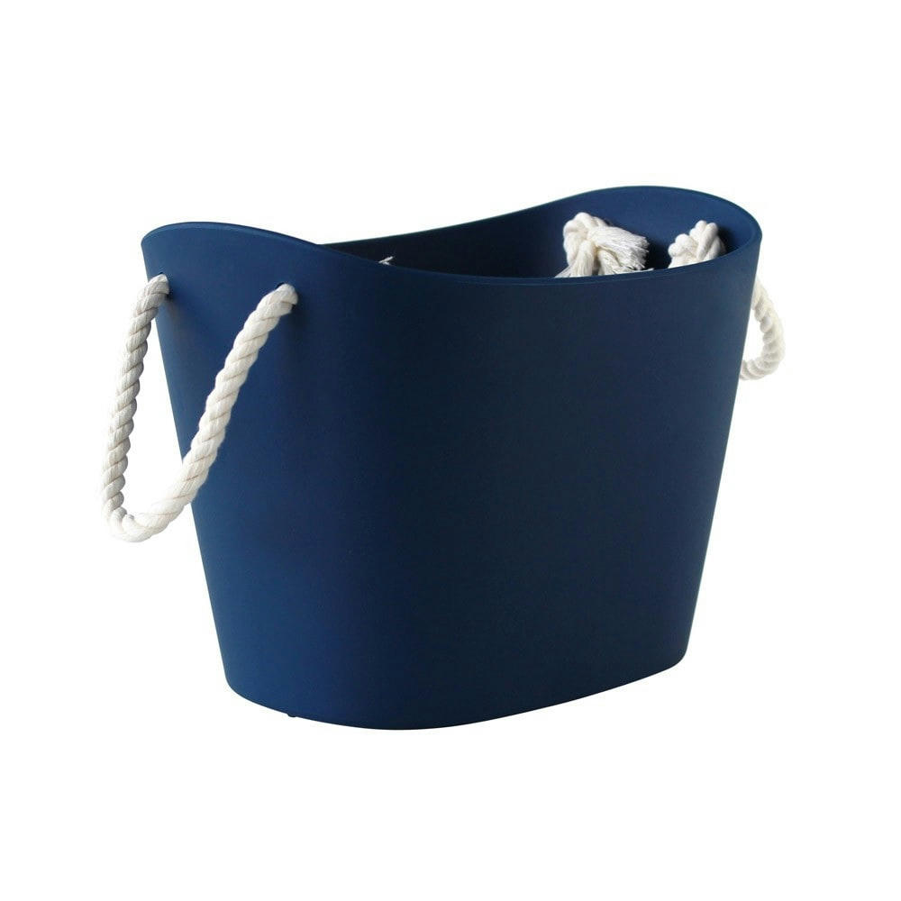 BALCOLORE - Panier de rangement bleu marine 36x29cm