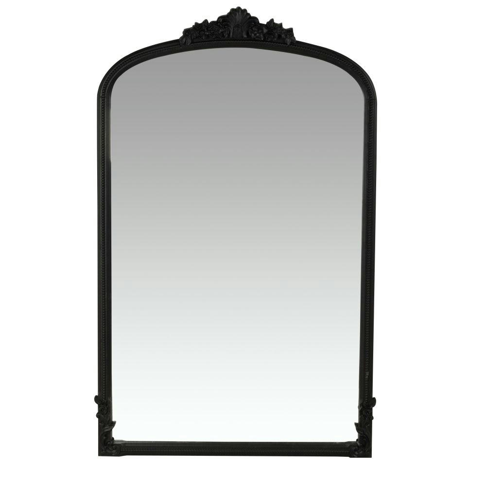 ELISABETH - Miroir à moulures noires 67x110