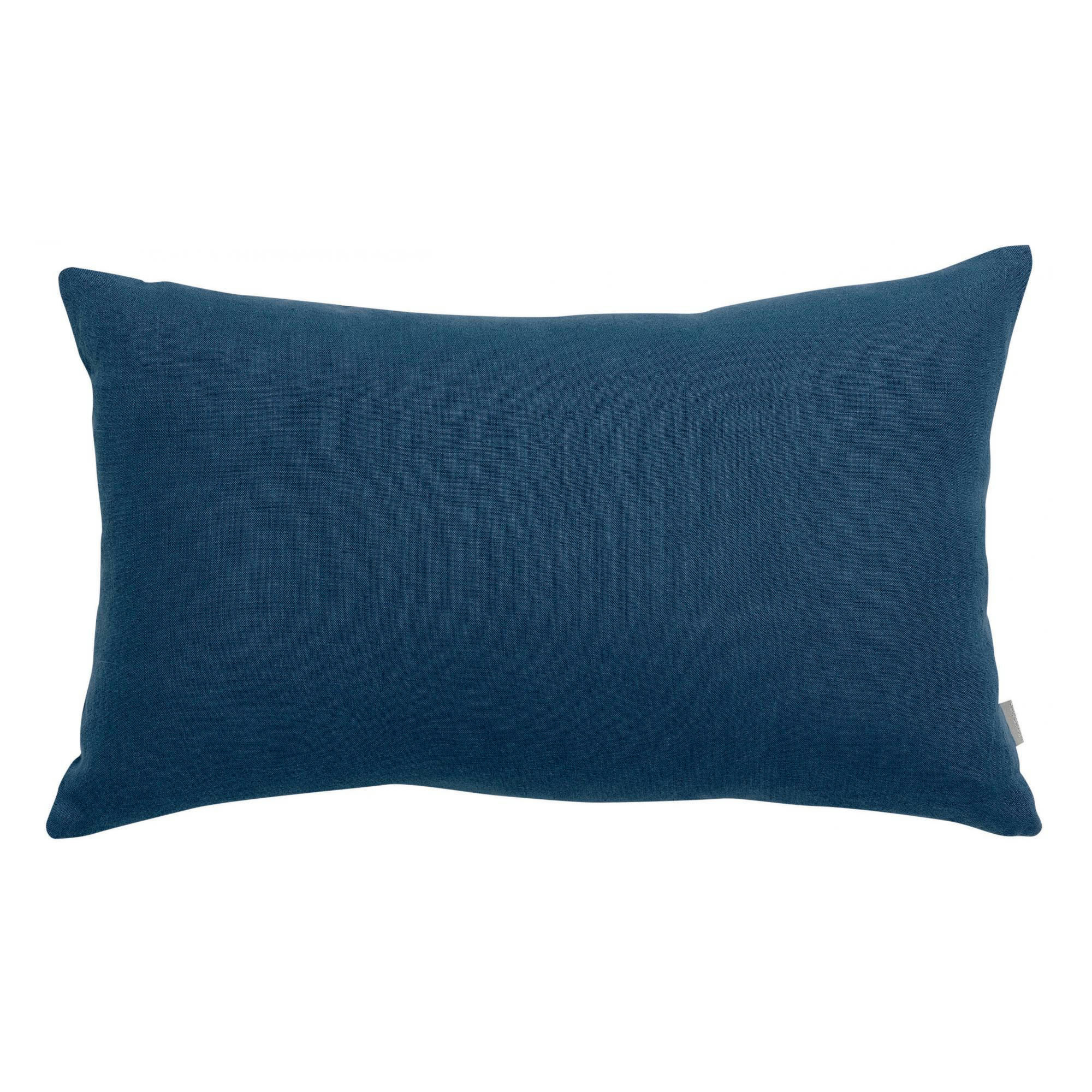 ZEFF - Coussin uni  en lin touareg 30 x 50
