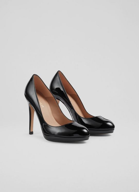 Sledge Black Patent Platform Courts